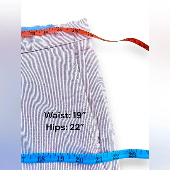 Peter Millar 38 Mens Shorts‎ 8.5" Inseam Pink Pinstripe Preppy Flat Front Golf - Picture 5 of 7